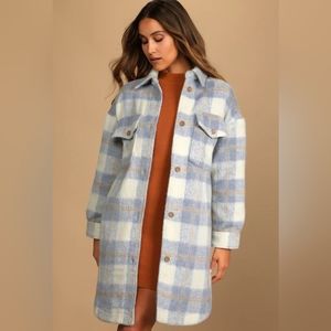 Blue Multi Plaid Jacket